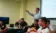 A picture of Tom Clark teaching a math class