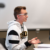 male student uses gestures during discussion
