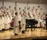Students sing in a choir