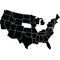 U.S. map highlighting southern California, Nebraska, southwest Iowa, Illinois, Indiana, and Ohio