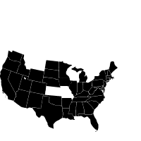 A map of North America with Canada and the states of Wisconsin, Missouri, Kansas, and Montana highlighted