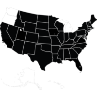 Map of US highlighting Oregon, Washington, Michigan, Alaska, Hawaii, and Pella, Iowa