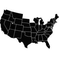 A map of the U.S. highlighting Minnesota and North Dakota