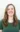A picture of a women with brown hair in a green shirt