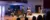 Band performs worship music on BJ Haan stage during chapel
