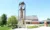 A picture of Dordt's clocktower in front of a blue sky.