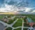 An aerial picture of Dordt's campus in the morning