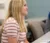 female student pays attention in class