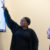Professor Ayee gives a lecture to students