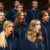Concert Choir singing in their robes