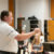 music professor conducts music class