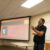 history professor presents and lectures over powerpoint