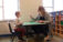 A picture of a teacher helping a student one-on-one