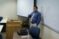 Dr. Culpepper lectures at the front of class
