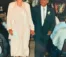 A picture of two people in a wedding